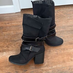 Women’s chunky heal blowfish boots